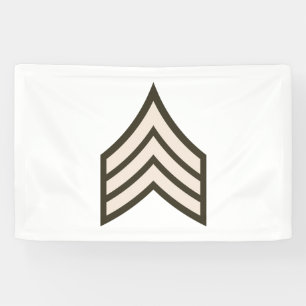 Banderoles Sergent d'armée