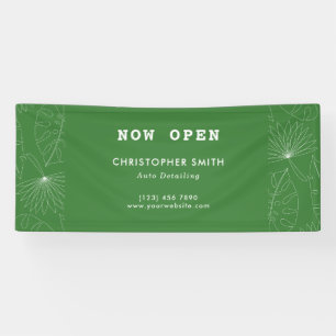 Banderoles Service de détail automatique Tropical