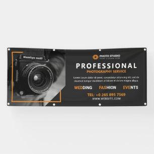 Banderoles Service de photographe professionnel