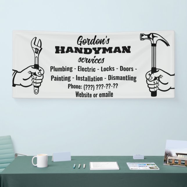 Banderoles Services Handyman (Salon professionnel)