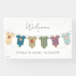 Banderoles Sesame Pals Bodysues Baby shower Bienvenue
