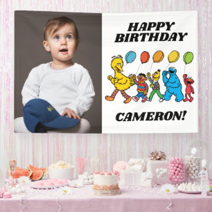 Banderoles Sesame Street Pals Balloons Anniversaire
