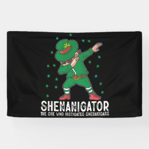 Banderoles Shenanigator Dabbing St Patrick's Day Shenanigans