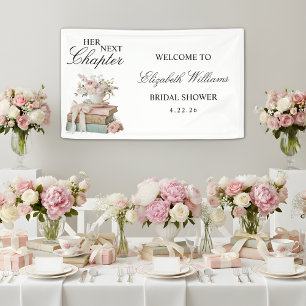 Banderoles Signe de bienvenue pour la fête prénuptiale Floral