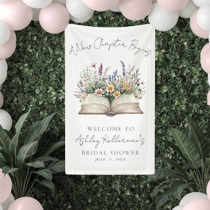 Banderoles Signe de la Mariée Fleur Sauvage Nouveau Chapitre