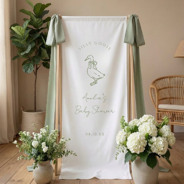Banderoles Silly Goose Gender Neutral baby shower (Créateur téléchargé)