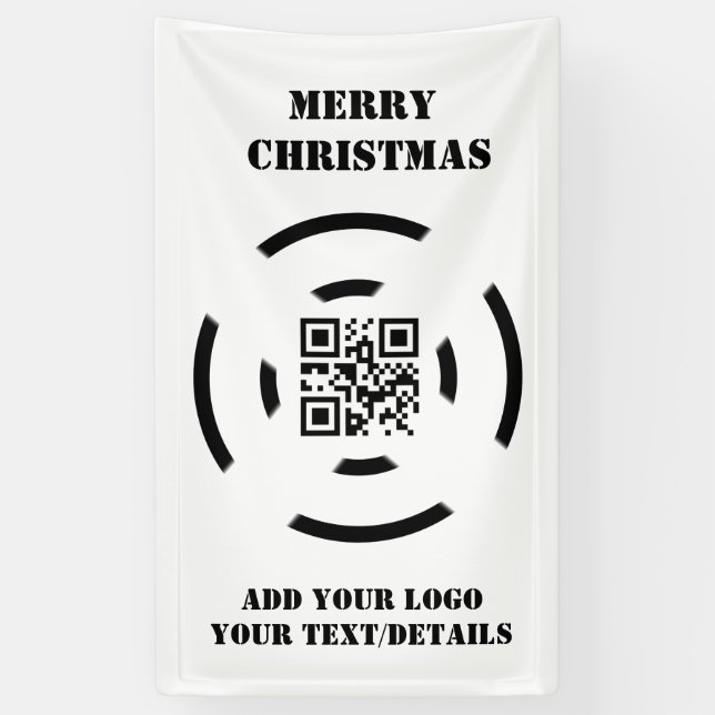 BANDEROLES SIMPLE MODERNE MODERNE MONOGRAM ÉLÉGANT CHIC STYLE (Vertical)