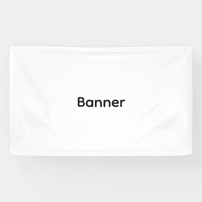 Banderoles Simple Moderne Personnalisé (Horizontal)