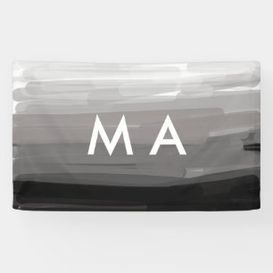 Banderoles Simple monogram add your name letter man minimal t