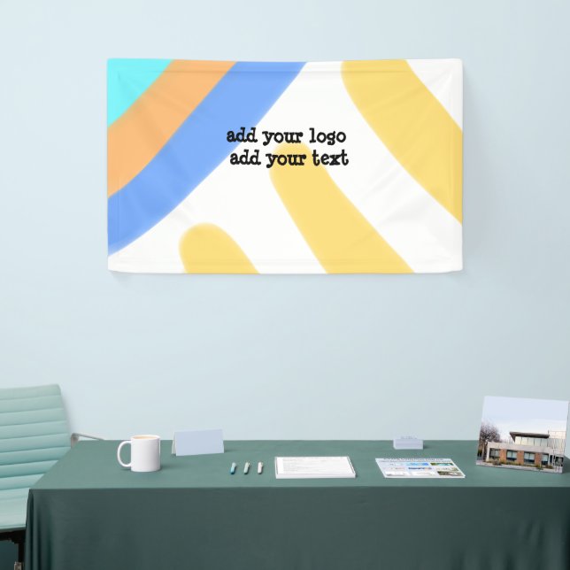 Banderoles simple personnalisé minimal ajouter votre logo adr (Salon professionnel)