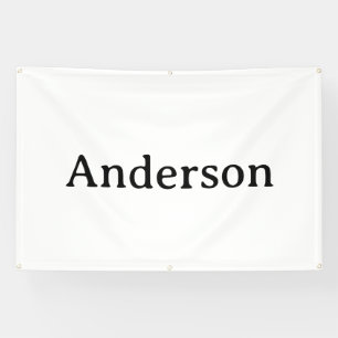 Banderoles Simple Professionnel Affaires 4' x 6' Extérieur