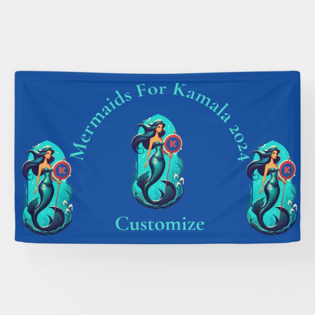 Banderoles Sirènes Pour Kamala Thunder_Cove (Horizontal)