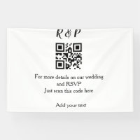 site web mariage rsvp q r code ajouter nom texte t