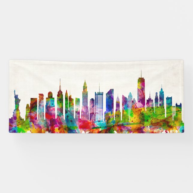 Banderoles Skyline de New York (Horizontal)