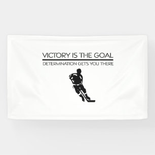 Banderoles Slogan SUPÉRIEUR de victoire d'hockey