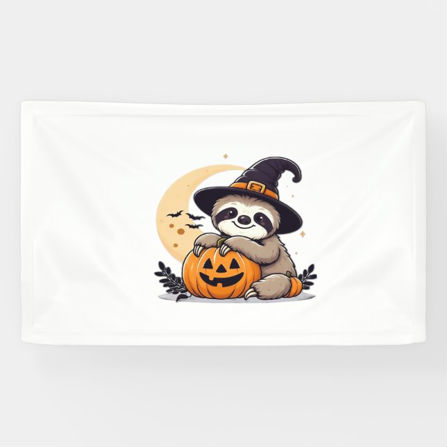 Banderoles Sloth Halloween Motif Cute Classic T-Shirt (Horizontal)