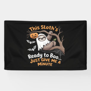 Banderoles Sloth Halloween Sloths Cute Bat Vampire Essentiel