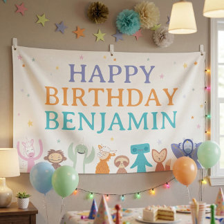 Banderoles Slumberkins Anniversaire