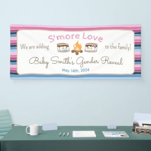 Banderoles S'more Love Genre révéler Banner