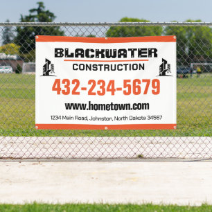 Banderoles Société de construction Commerciale et Résidentiel