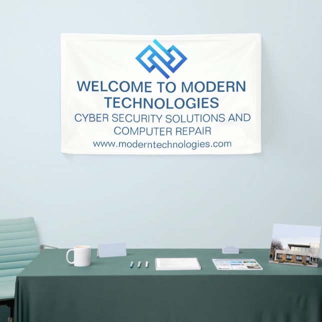 Banderoles Société de technologie informatique de cybersécuri (Salon professionnel)