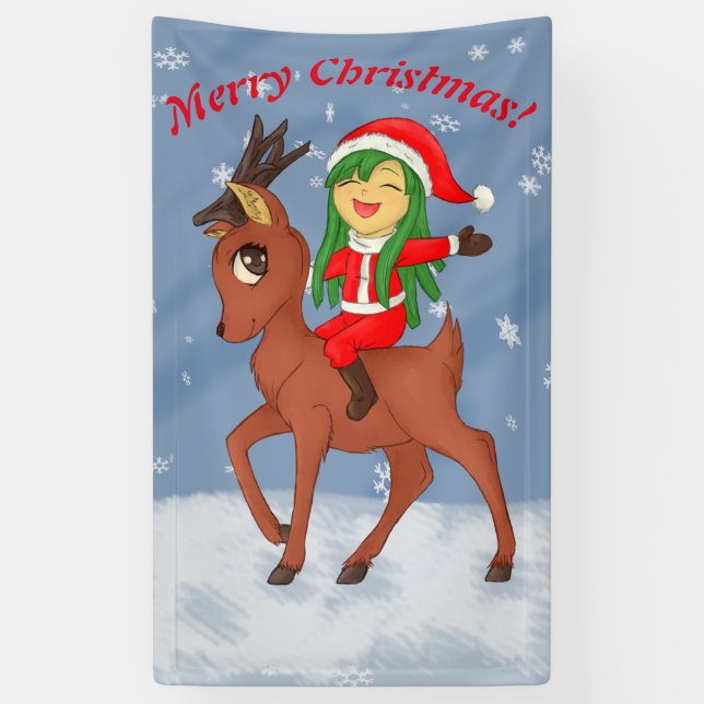 Banderoles Soin de Noël (Vertical)