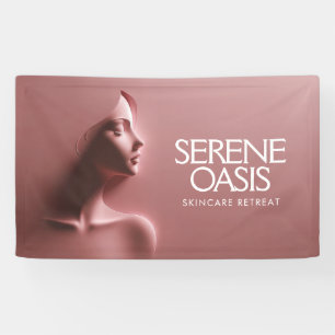 Banderoles Soins de beauté sereins, Massage, Rose Spa