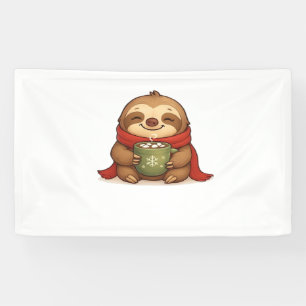Banderoles Soirée de Noël avec chocolat chaud - Cute Win