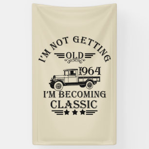 Banderoles Soixante vintage 60e anniversaire