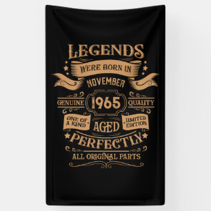 Banderoles Soixante vintage 60e anniversaire personnalisée