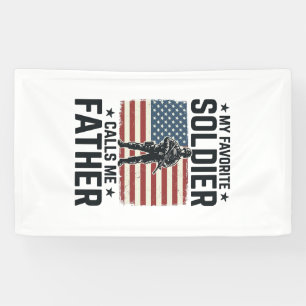 Banderoles Soldat Patriotique Père Chemise Vintage Vector Des