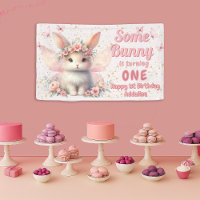 Some Bunny 1er Anniversaire Fées Papillons