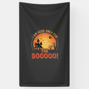 Banderoles Sorcière d'Halloween Maison Hantée Boo Design_1