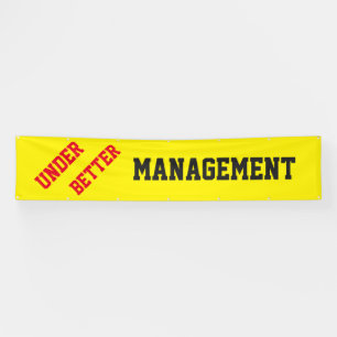 Banderoles Sous une meilleure gestion