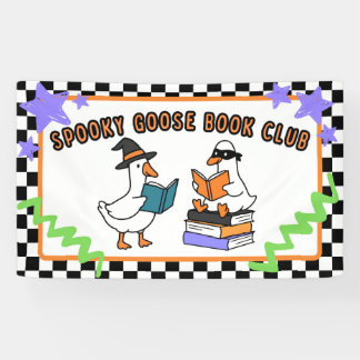 Banderoles Spooky Goose Book Club School Library Classroom