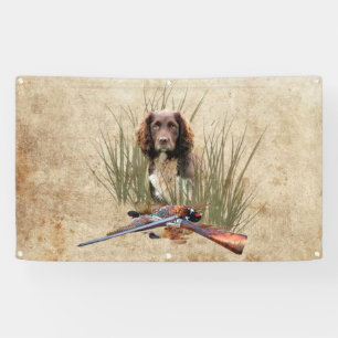 Banderoles Sprocker Spaniel Teapot Boîte cadeau en céramique
