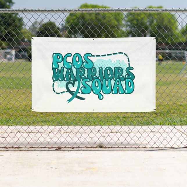 Banderoles SQUAD WARRIORS SQUAD Syndrome polykystique d'Ovéra (En situation)
