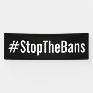 Banderoles #StopTheBans mars pour l'avortement et