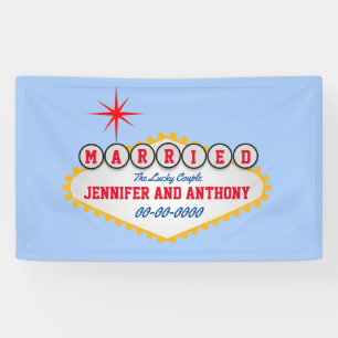 Banderoles Style Affiche de bienvenue Vegas Personnaliser