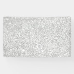 Banderoles Style argenté de diamant