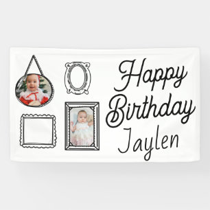 Banderoles Style comique de fête d'anniversaire 2D