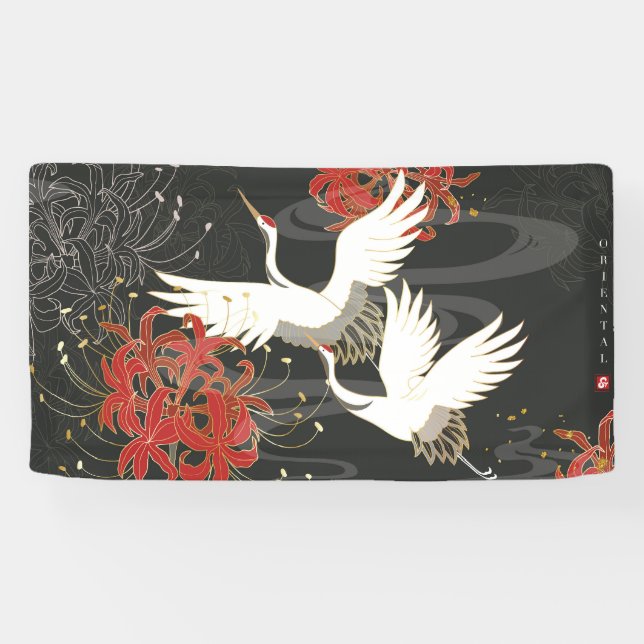 Banderoles Style oriental or luxe en or (Horizontal)