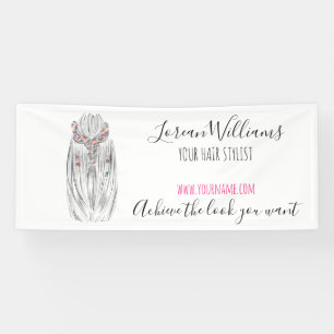 Banderoles Styliste Pastel Hair Styliste Braid Hairstyle Fleu