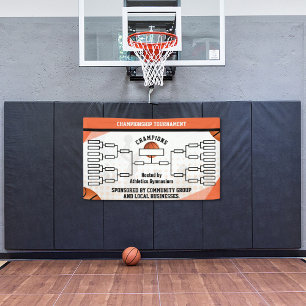 Banderoles Support de tournoi de basket