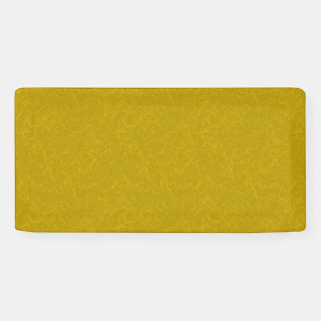 Banderoles Surface jaune texturée avec un motif tourbillonnan (Horizontal)