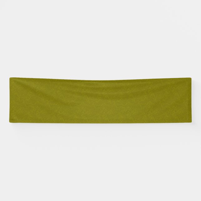 Banderoles Surface vert olive avec un motif subtil tourbillon (Horizontal)
