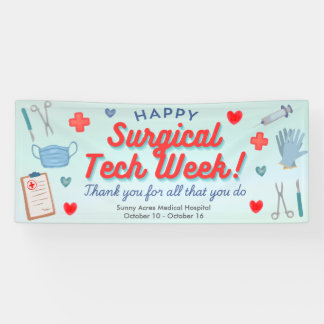 Banderoles Surgical Tech Appreciation Week Banner