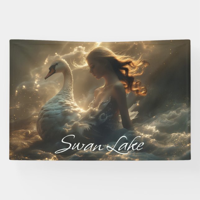 BANDEROLES SWAN LAKE - BALLET & DANCE - (Horizontal)
