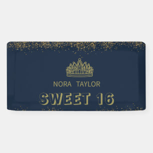 Banderoles "Sweet 16 Soirée : Glam, Glitz, and Good Times!