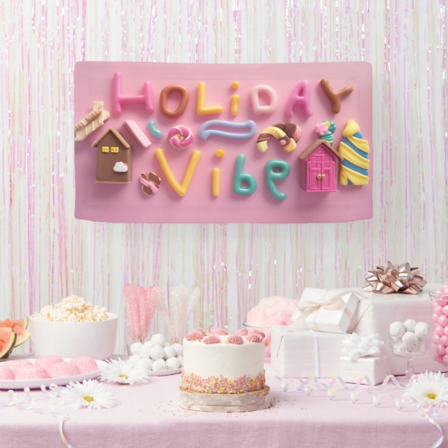 Banderoles Sweet Holiday (Fête)